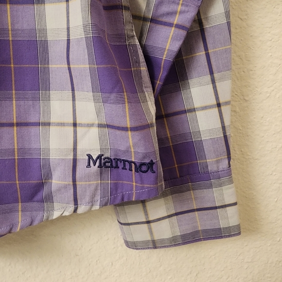 NWT Marmot Kate LS Longsleeve Purple Gray UPF/UV 20 Performance Shirt Womens XL - Picture 9 of 12
